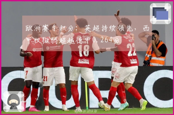 欧洲赛季积分：英超持续领先，西甲仅微弱超越德甲0.264分