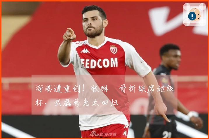 海港遭重创！张琳芃骨折缺席超级杯，武磊蒋光太回归